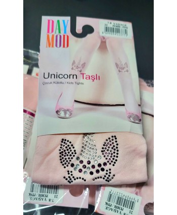Day mod детски чорапогащи Unicorn розово